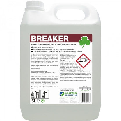 Clover Chemicals Breaker Concentrated Poolside Cleaner / Descaler (506)