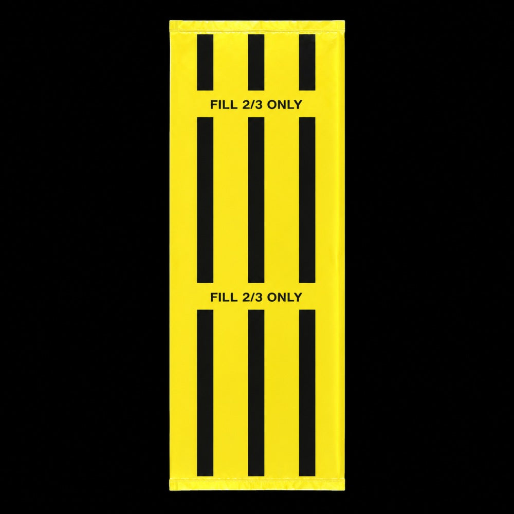 Tiger Stripe Heavy Duty Clinical Waste Sacks 80 Ltr 15 Kgs | Yellow & Black Offensive Waste Bags (Rolls of 25)