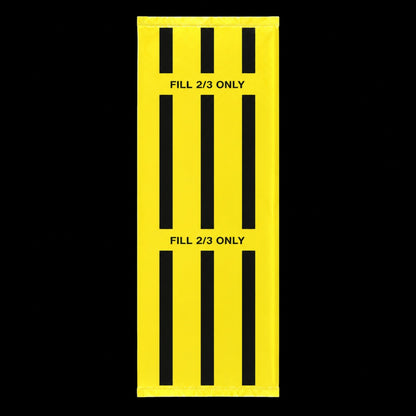 Tiger Stripe Heavy Duty Clinical Waste Sacks 80 Ltr 15 Kgs | Yellow & Black Offensive Waste Bags (Rolls of 25)