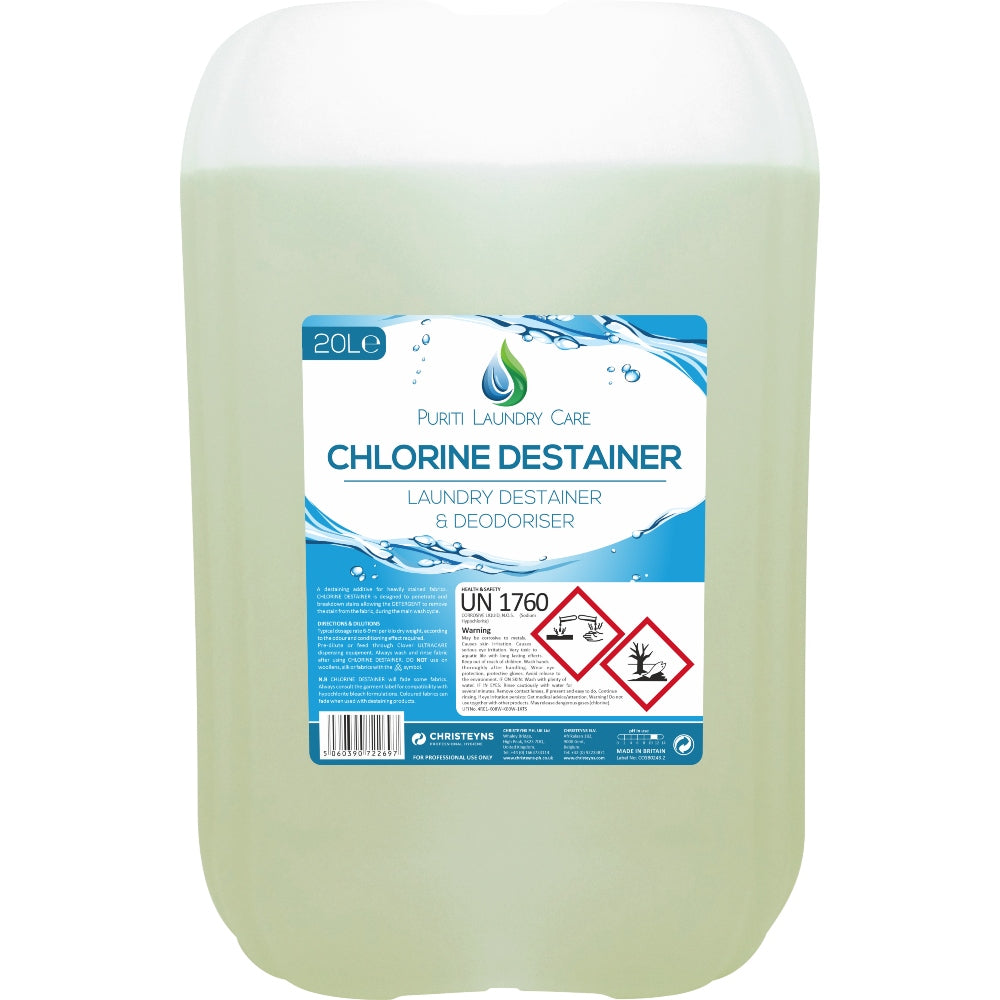 Clover Chemicals Puriti Chlorine Laundry Destainer and Deodoriser (210)