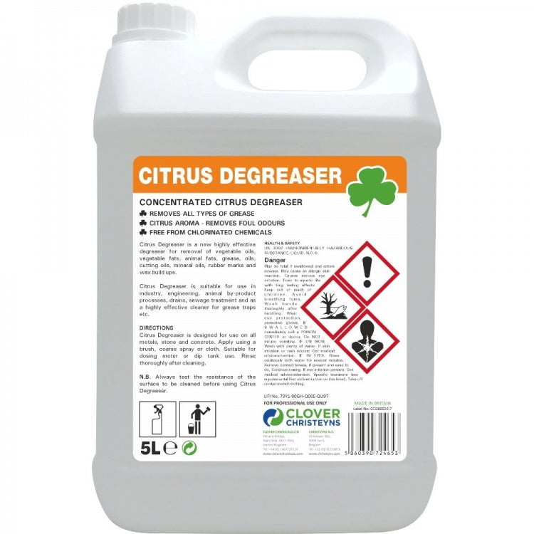 Clover Chemicals Citrus Degreaser (714)