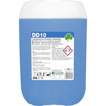 Clover Chemicals DD10 Detergent Degreaser (404)