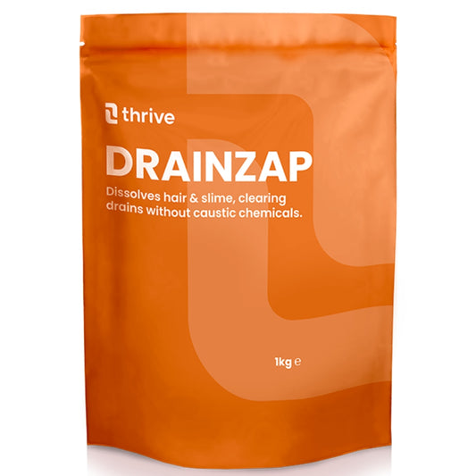 Thrive DRAINZAP Non-Toxic Drain Cleaner | Fast Hair & Clog Remover for Showers, Sinks & Baths