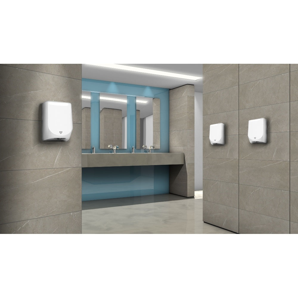 Velair F9 + Eco stainless-steel, high-speed hand dryer