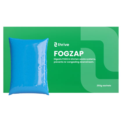 Thrive FOGZAP Bacterial Grease Trap Treatment Powder | Eliminates FOG (Fats, Oils & Grease) | Eco-Friendly Kitchen Waste Solution