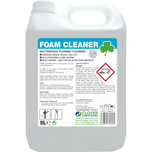 Clover Chemicals Foam Cleaner - Bactericidal Foaming Cleaner  (219)