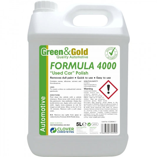 Clover Chemicals Formula 4000 Used Car Polish (707)