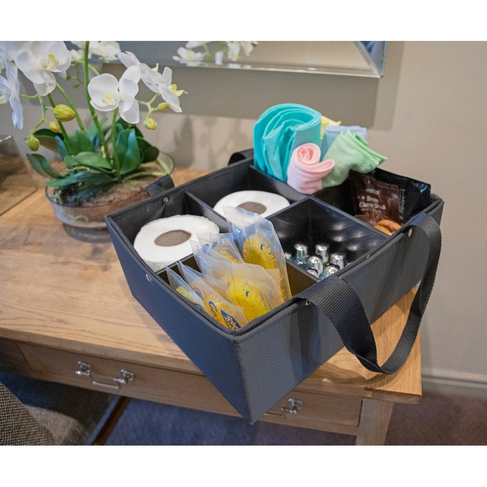 Small Housekeeping Cart for Discreet Cleaning & Room Servicing