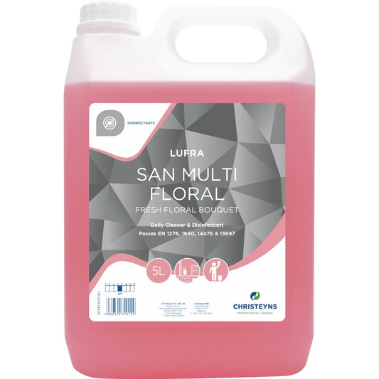 Christeyns Clover Lufra San Multi Floral Daily Cleaner and Disinfectant (203)