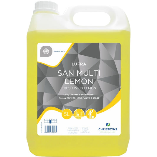 Christeyns Clover Lufra San Multi Lemon Daily Cleaner and Disinfectant (202)