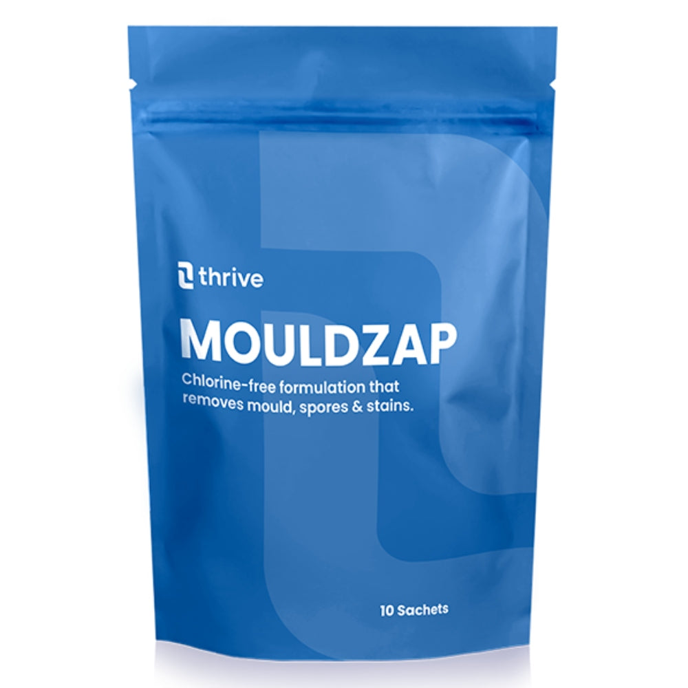 Thrive MOULDZAP Chlorine-Free Mould Remover Spray Kit – Eco-Friendly, Non-Toxic, No Scrub Mould & Mildew Cleaner for Bathrooms, Walls, Fabrics & Damp Areas