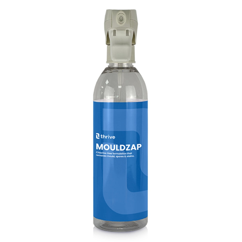 Thrive MOULDZAP Chlorine-Free Mould Remover Spray Kit – Eco-Friendly, Non-Toxic, No Scrub Mould & Mildew Cleaner for Bathrooms, Walls, Fabrics & Damp Areas