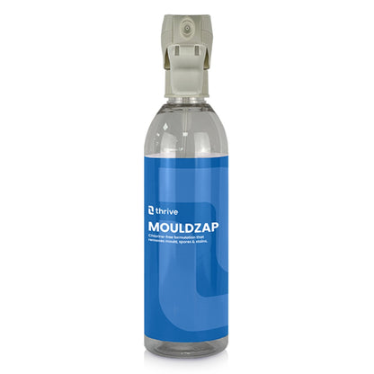 Thrive MOULDZAP Chlorine-Free Mould Remover Spray Kit – Eco-Friendly, Non-Toxic, No Scrub Mould & Mildew Cleaner for Bathrooms, Walls, Fabrics & Damp Areas
