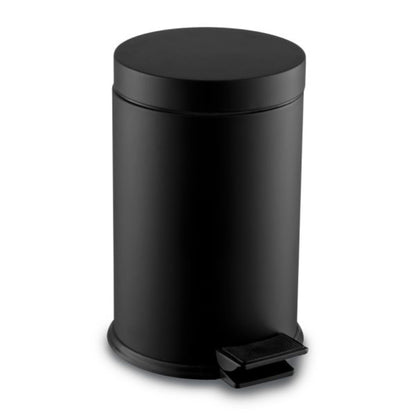 Ecoline Matte Black Waste Bin (Pedal Lid) 20Ltr - 30Ltr