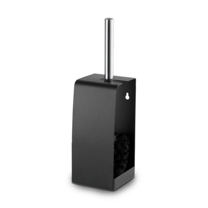 Ecoline Matte Black Toilet Brush Set Holder