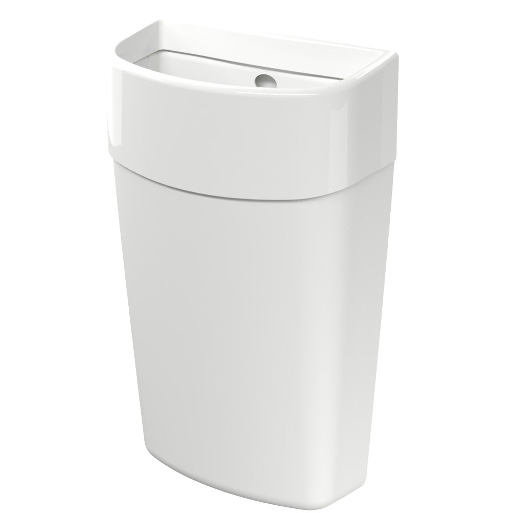 Myriad Gloss White 25L Wall Mounted Waste Bin