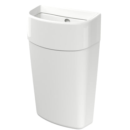 Myriad Gloss White 25L Wall Mounted Waste Bin