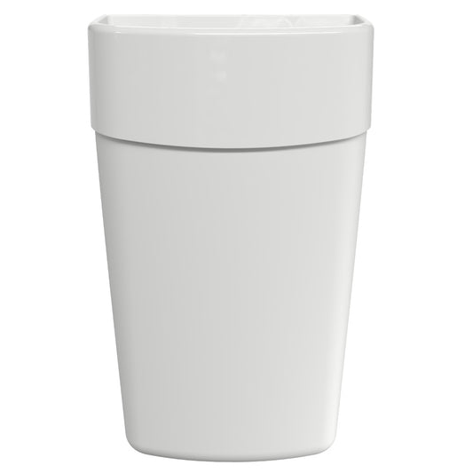 Myriad Gloss White 25L Wall Mounted Waste Bin