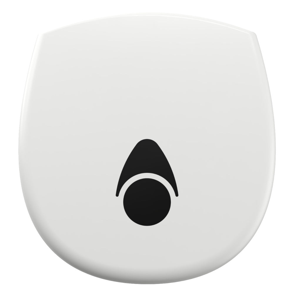 Myriad Gloss White Recycled Mini Jumbo Toilet Roll Dispenser | 8” Commercial Washroom Dispenser