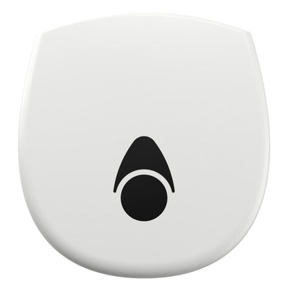 Myriad Gloss White Recycled Mini Jumbo Toilet Roll Dispenser | 8” Commercial Washroom Dispenser