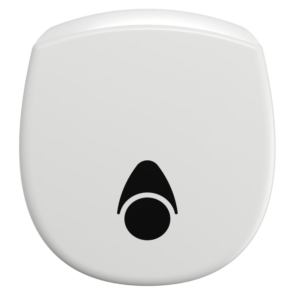Myriad Gloss White Recycled Mini Jumbo Toilet Roll Dispenser | 8” Commercial Washroom Dispenser