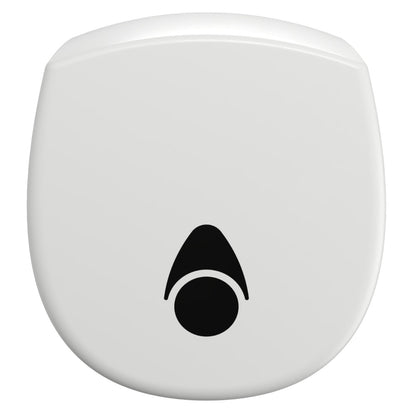 Myriad Gloss White Recycled Mini Jumbo Toilet Roll Dispenser | 8” Commercial Washroom Dispenser