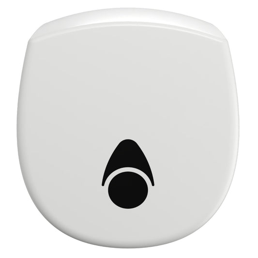 Myriad Gloss White Recycled Mini Jumbo Toilet Roll Dispenser | 8” Commercial Washroom Dispenser