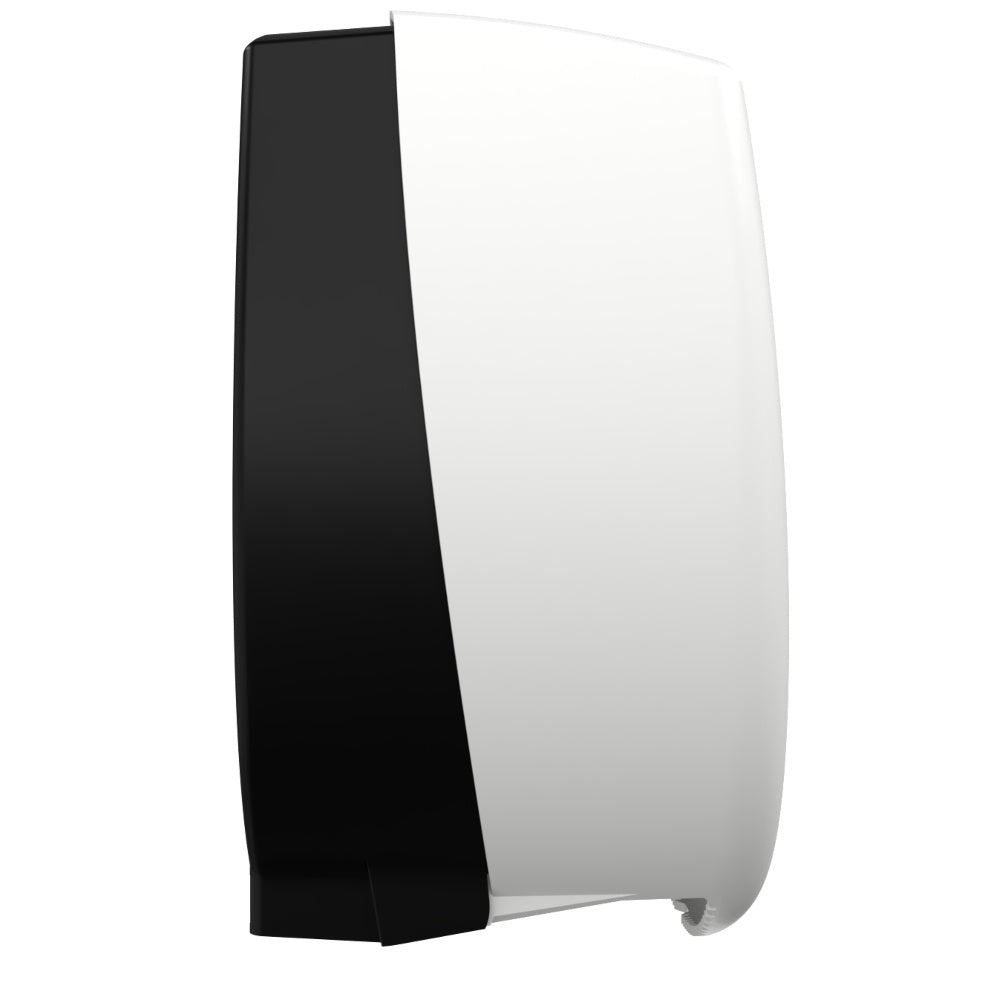 Myriad Gloss White Recycled Mini Jumbo Toilet Roll Dispenser | 8” Commercial Washroom Dispenser