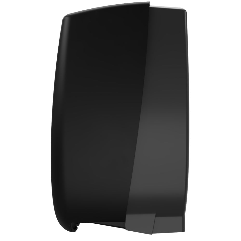 Myriad Gloss Black Recycled Mini Jumbo Toilet Roll Dispenser | 8” Commercial Washroom Dispenser