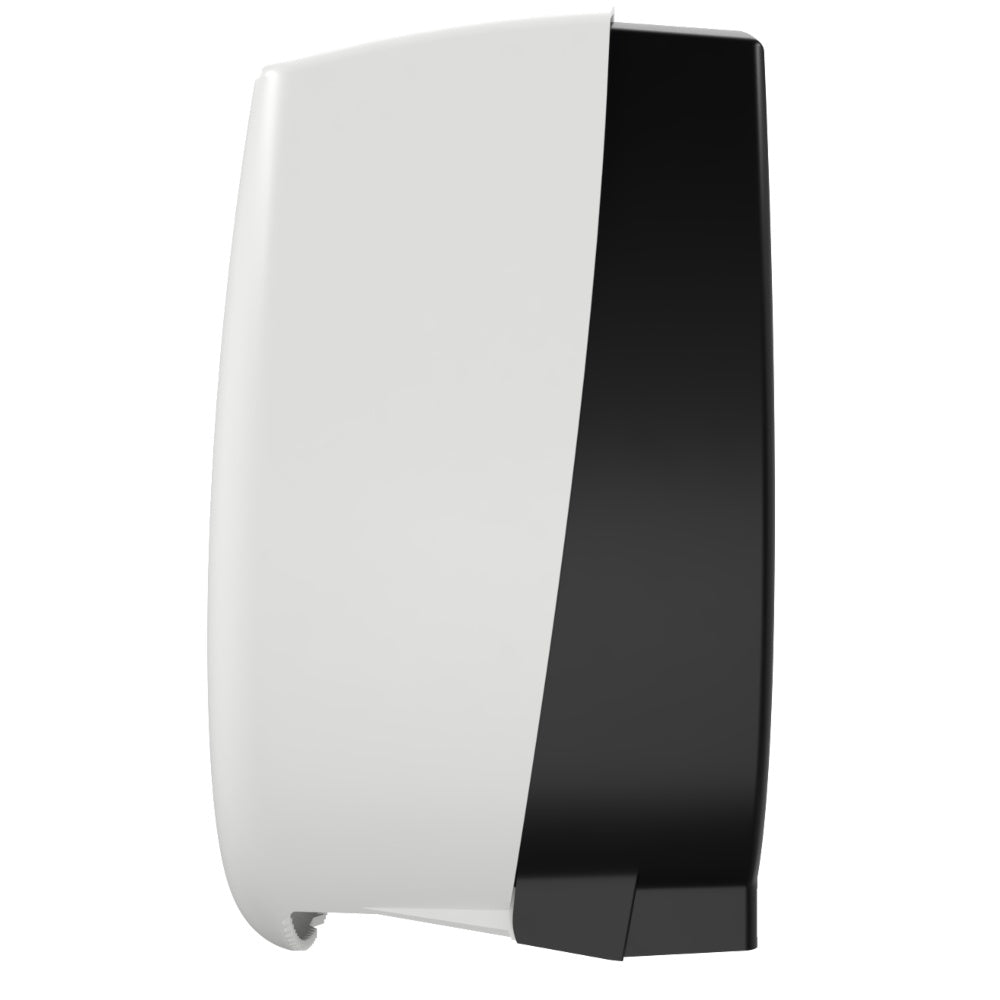 Myriad Gloss White Recycled Mini Jumbo Toilet Roll Dispenser | 8” Commercial Washroom Dispenser