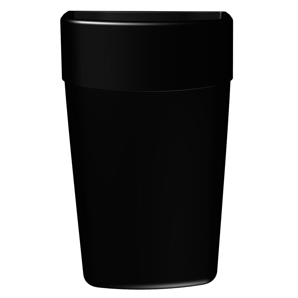 Myriad Gloss Black 25L Wall Mounted Waste Bin