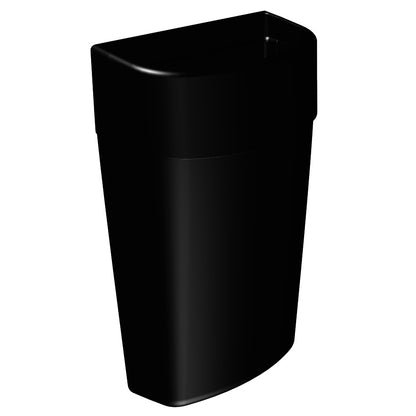 Myriad Gloss Black 25L Wall Mounted Waste Bin