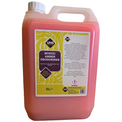 Luxury Air Freshener & Deodoriser 5L – Concentrated Car, Home & Commercial Odour Eliminator | Designer Fragrance Inspired (Sovereign, Mystic Amber, Azure Coast, Midnight Ember) - UHS EUROPE