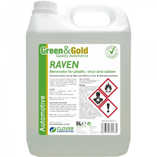 Clover Chemicals Raven Renovator For Plastic, Vinyl & Rubber (711)