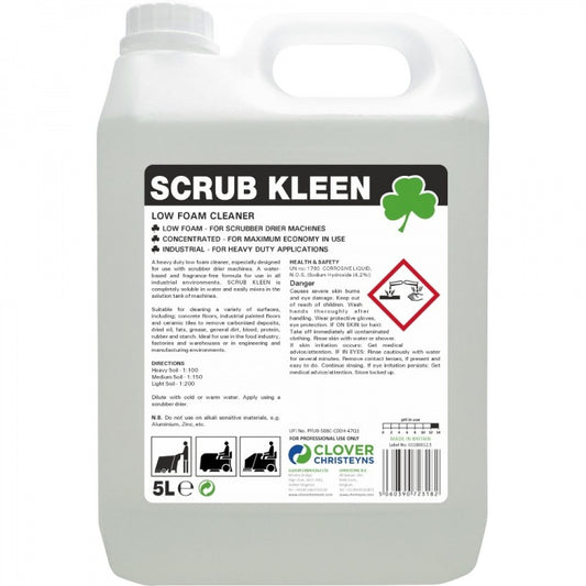 Clover Chemicals Scrub Kleen (308) Low Foam Cleaner