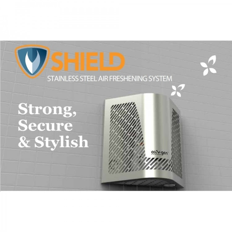 Oxy-Gen Shield 60 Day Dispenser Anti-Vandal Stainless Steel Unit