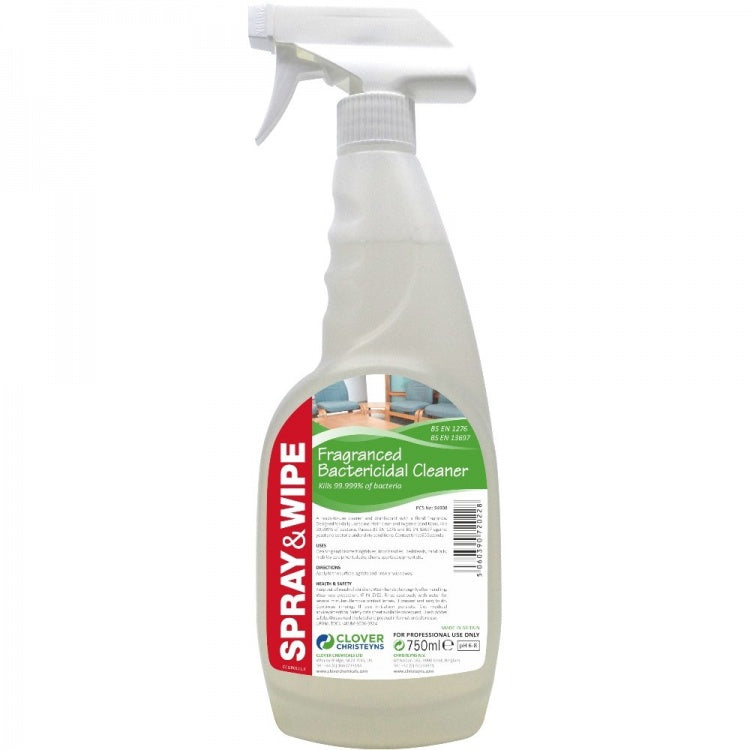 Clover Chemicals Spray & Wipe Fragranced Bactericidal Cleaner (211)