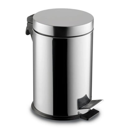 Ecoline Polished Stainless Waste Bin (Pedal Lid) 20Ltr - 30Ltr