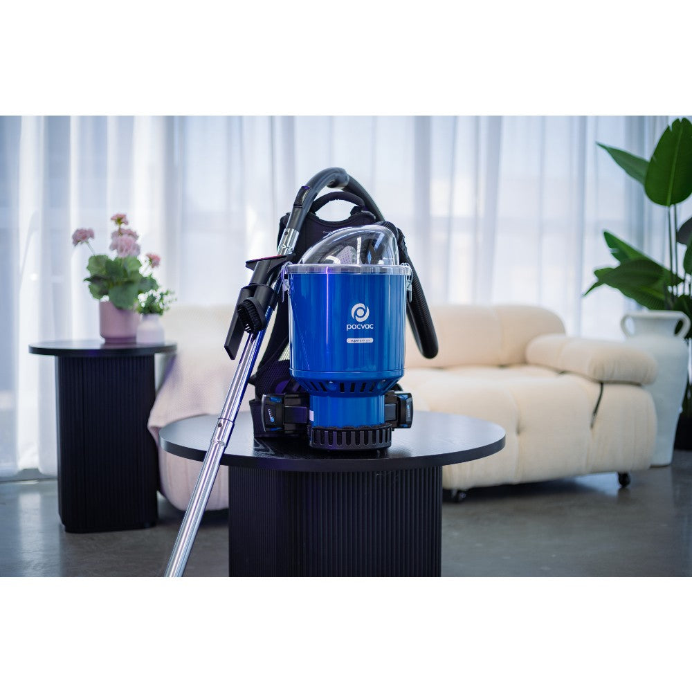 Pacvac Superpro Go Battery Backpack Vacuum Cleaner Cordless 5L