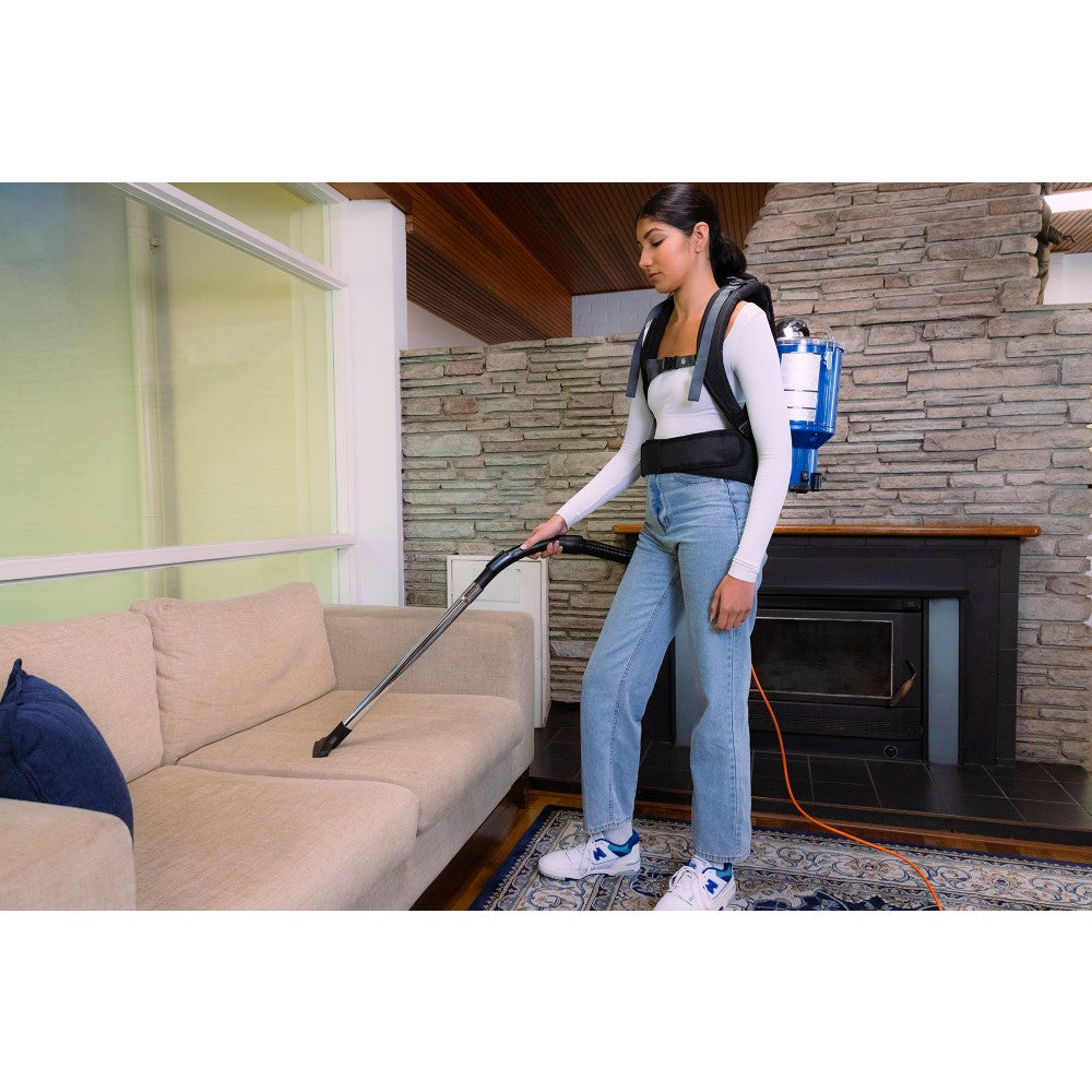 Pacvac Superpro Backpack Vacuum Cleaner | Corded Commercial 5L Vacuum