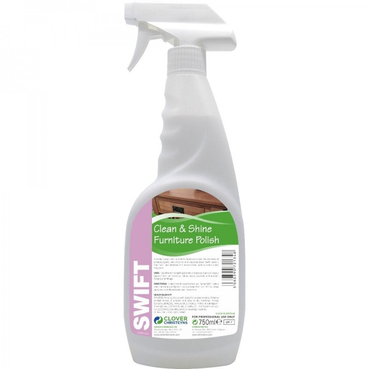Clover Chemicals Swift Clean & Shine Furniture Polish (603)