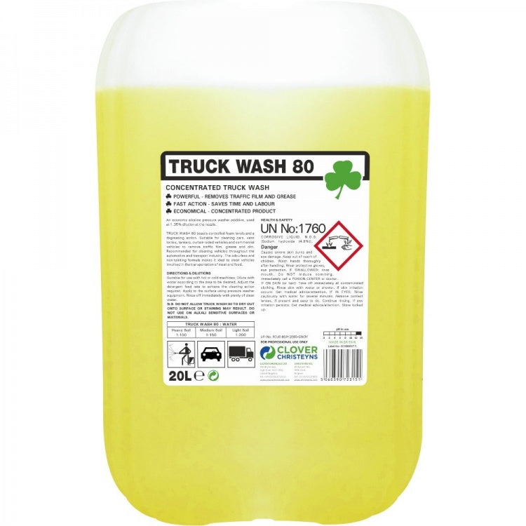 Clover Chemicals Truck Wash 80 TFR (307)