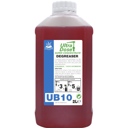 Clover Chemicals UB10 Heavy Duty Degreaser Concentrate 2L | Food Safe Grease & Oil Remover