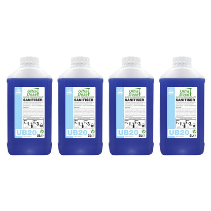 Clover Chemicals UB20 Sanitiser Concentrate 2L | Food-Safe Antibacterial Surface Sanitiser