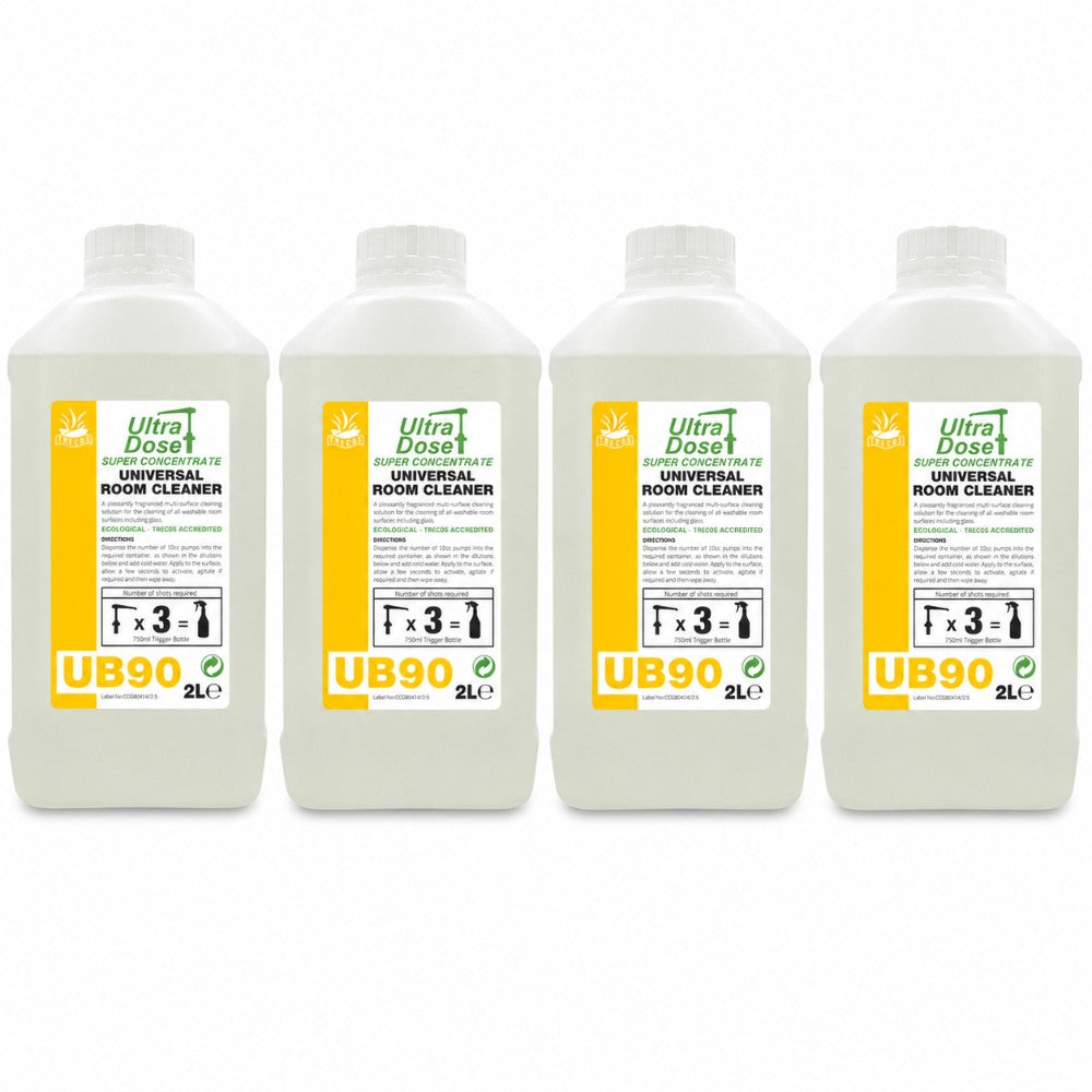 Clover Chemicals UB90 Fragranced Room Cleaner 2L | Concentrated Multi-Surface Cleaner
