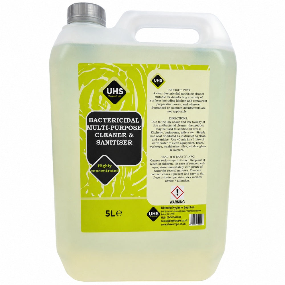 Bactericidal Multi-Purpose Cleaner & Sanitiser - UHS EUROPE