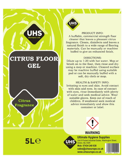 Citrus Floor Gel - UHS EUROPE