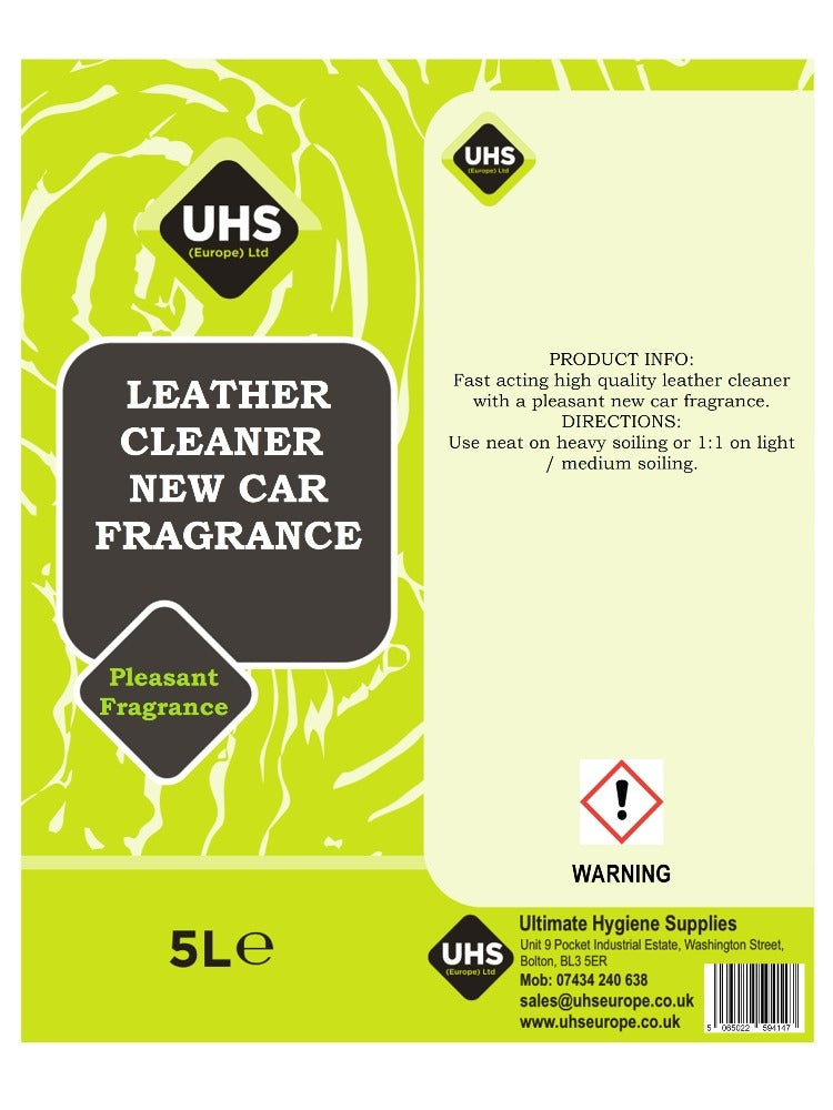 Leather Cleaner - New Leather Fragrance - UHS EUROPE