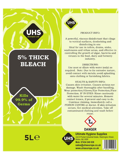 5% Thick Bleach - UHS EUROPE