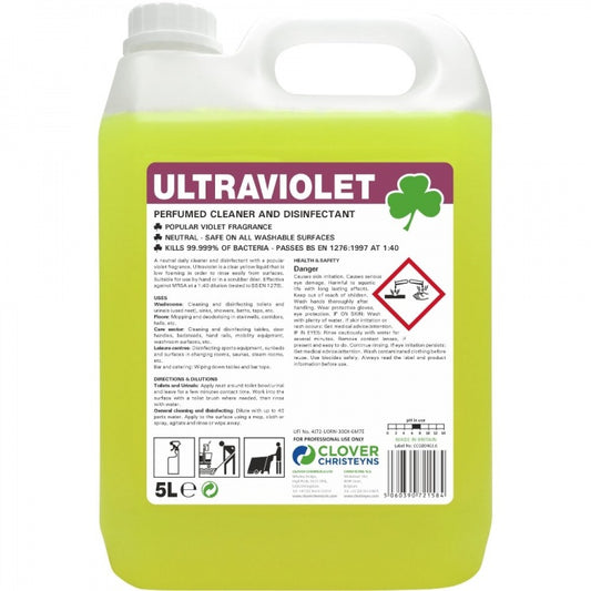 Clover Chemicals Ultraviolet Perfumed Cleaner & Disinfectant (810*)